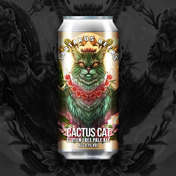 Tartarus Beers, Cactus Cat, Gluten Free Pale Ale, 4.1%, 440ml