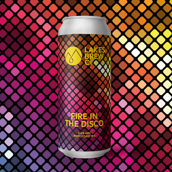 Lakes Brew Co, Fire In The Disco, West Coast IPA, 5.6%, 440ml