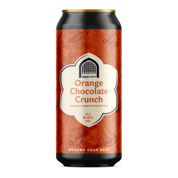 Vault City, Orange Chocolate Crunch, Chocolate Orange Honeycomb Sour, 6.0%, 440ml Can