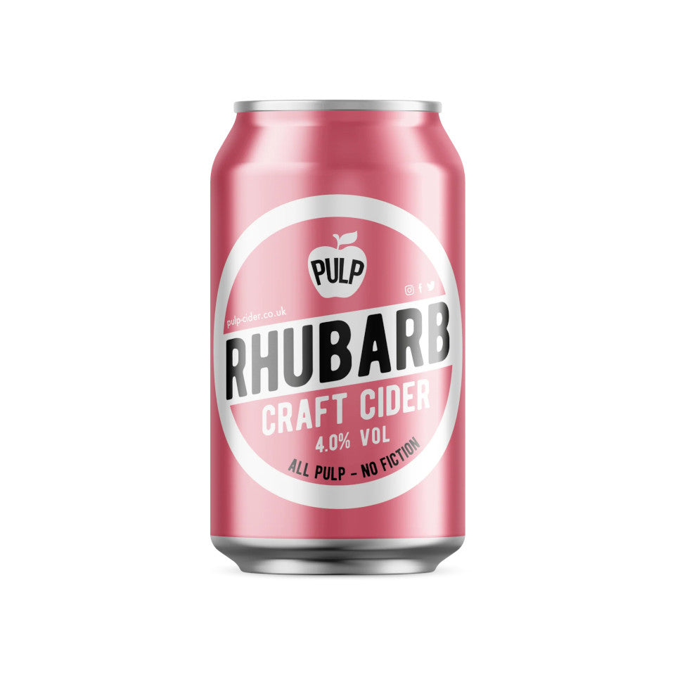 Pulp, Rhubarb Craft Cider, 4.0%, 330ml
