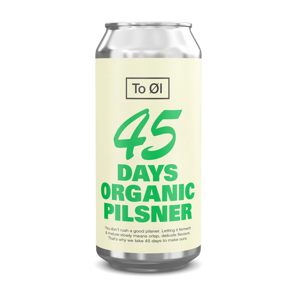 To Ol, 45 Days Organic Pilsner, 4.7%, 440ml