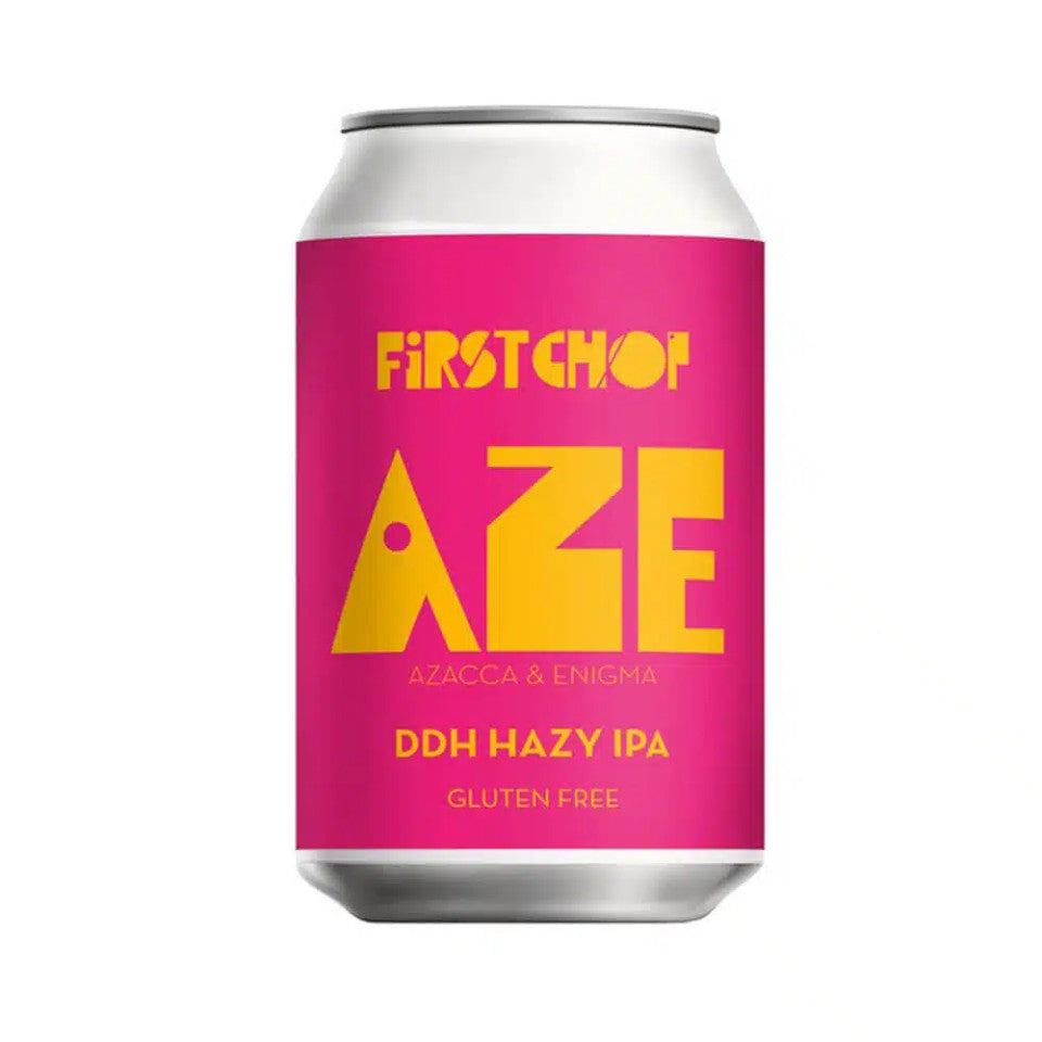 First Chop, AZE, DDH hazy IPA, 5.0%, 330ml