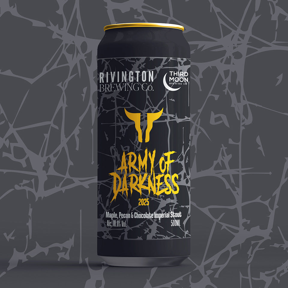 Rivington Brewing Co, Army Of Darkness 2025, Maple & Pecan Imperial Stout, 10%, 500ml Can