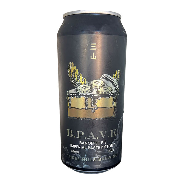 Three Hills Brewing, B.P.A.V.K, Banoffee Pie Imperial Pastry Stout, 11%, 440ml