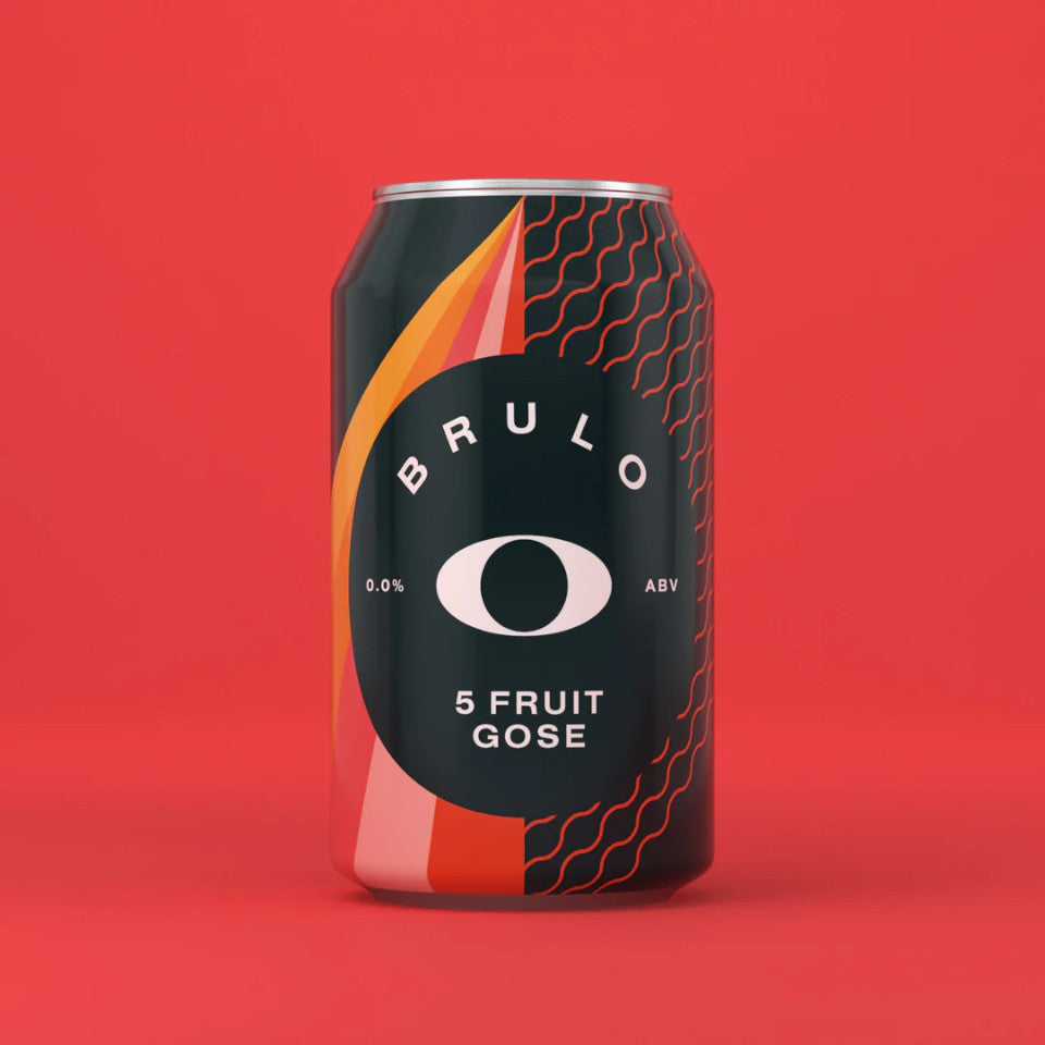 Brulo, 5 Fruit Gose, Alcohol Free Gose, 0.0%, 330ml