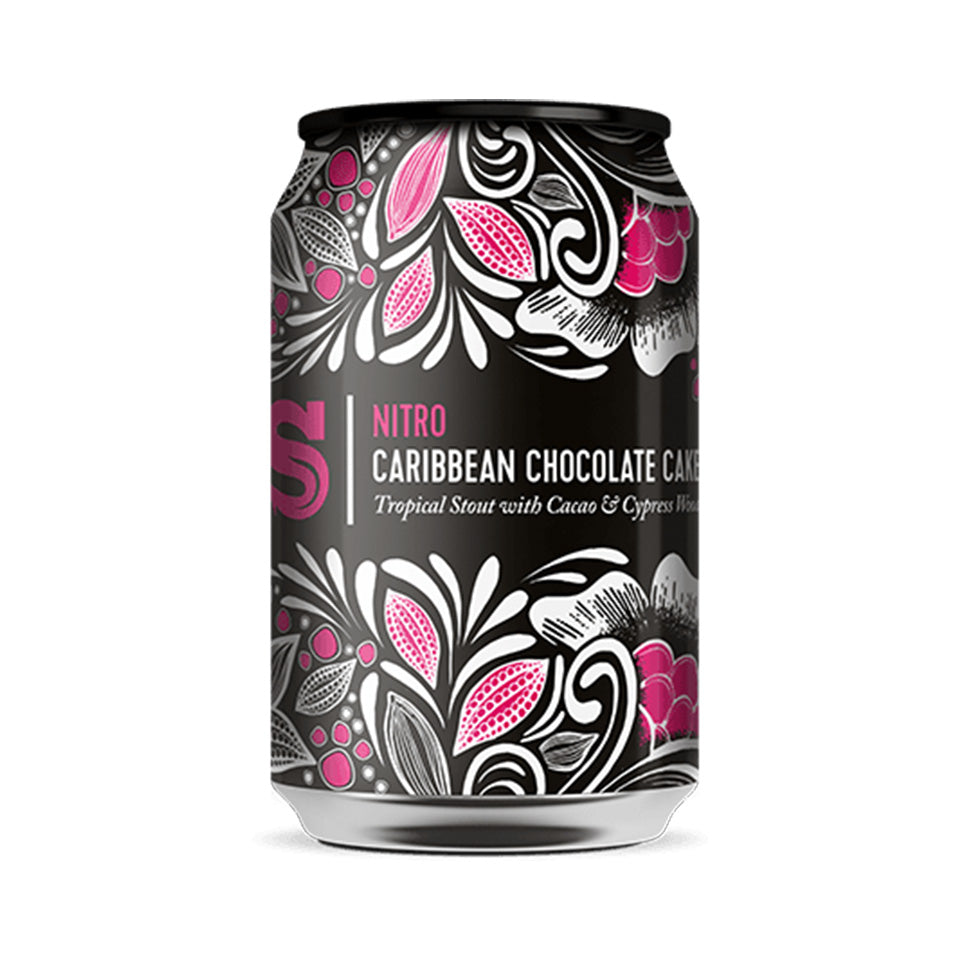 Siren Craft Brew, Nitro Caribbean Chocolate Cake, Tropical Stout, 7.4%, 330ml