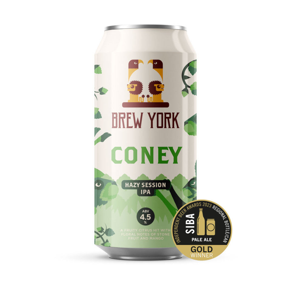 Brew York, Coney, Hazy Session IPA, 4.5%, 440ml