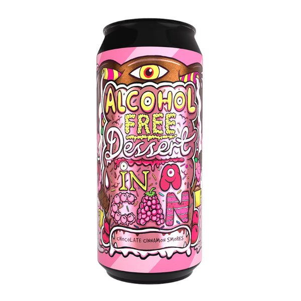 Amundsen, Desert In A Can Chocolate Cinnamon Smores, Alcohol Free Pastry Stout, 0.5%, 440ml