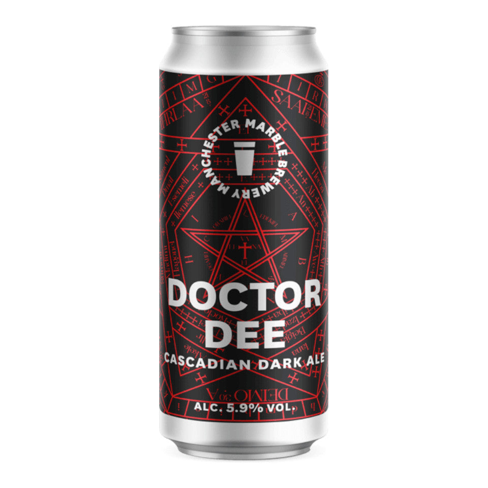 Marble, Doctor Dee, Cascadian Dark Ale, Black IPA, 5.9%, 500ml
