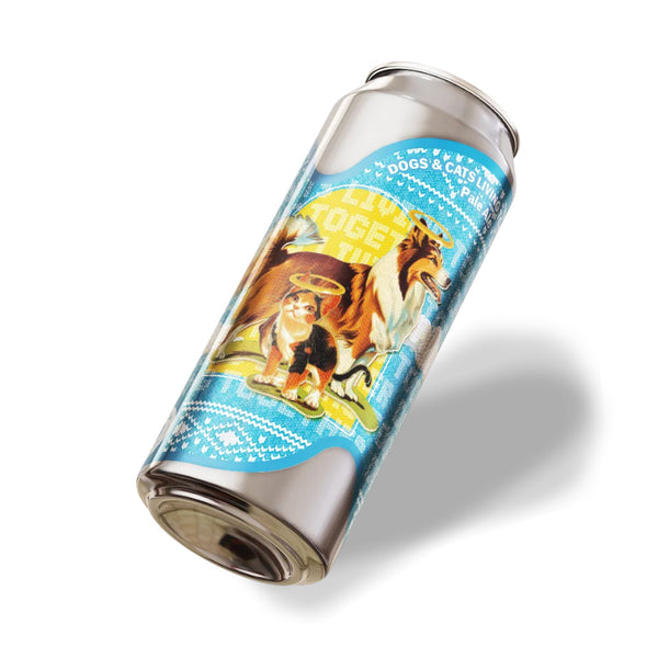 Sureshot, Dogs & Cats Living Together, Hazy Pale Ale, 5.5%, 440ml Sureshot, Dogs & Cats Living Together, Hazy Pale Ale, 5.5%, 440ml