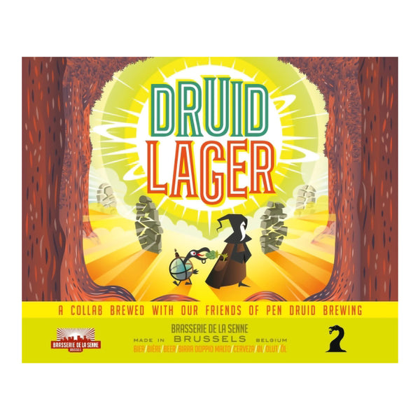 Brasserie De La Senne, Druid Lager, Light Lager, 2.6%, 330ml Brasserie De La Senne, Druid Lager, Light Lager, 2.6%, 330ml