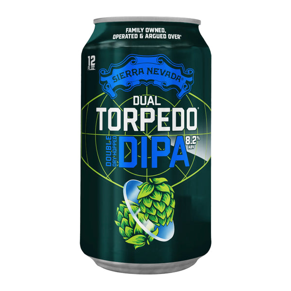 Can of Sierra Nevada, Dual Torpedo DDH DIPA on a white background