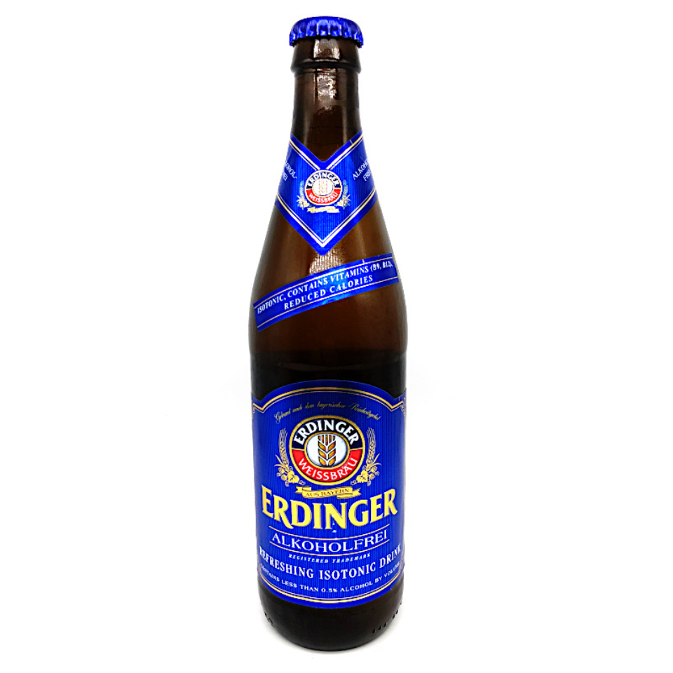 Erdinger, Weissbrau, Alcohol free Weisse Beer bottled