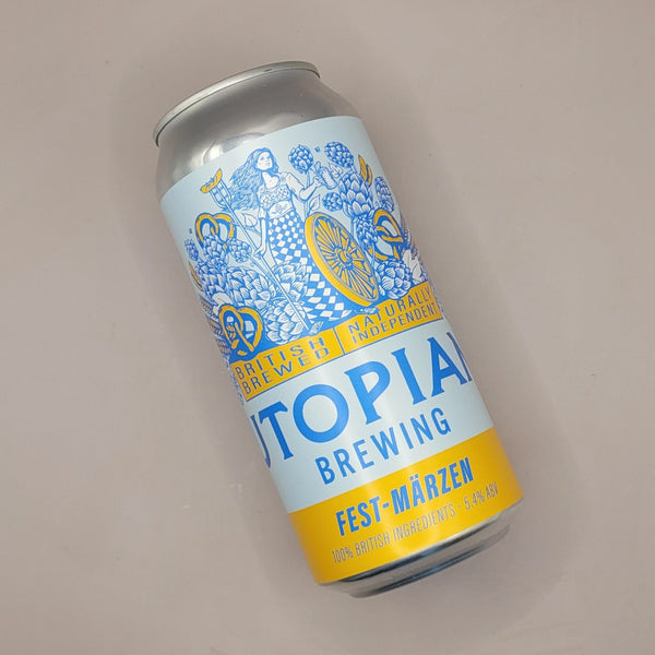 Utopian, Fest Marzen, Lager, 5.4%, 440ml Utopian, Fest Marzen, Lager, 5.4%, 440ml
