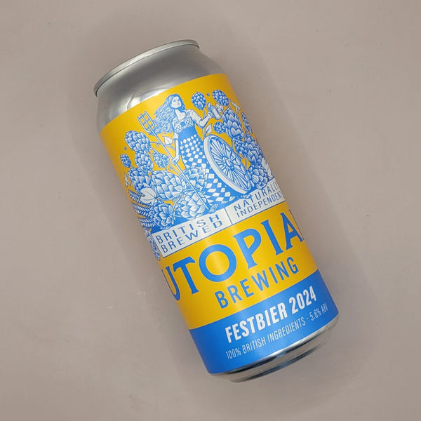 Utopian, Festbier 2024, Lager, 5.6%, 440ml Utopian, Festbier 2024, Lager, 5.6%, 440ml