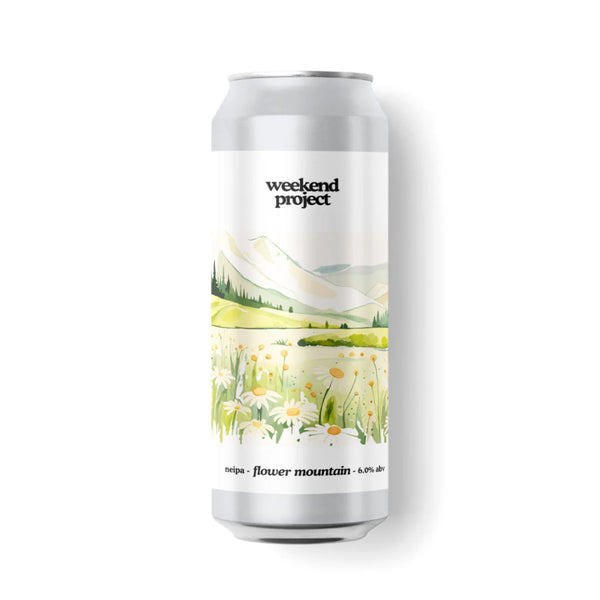 Weekend Project, Flower Mountain, NEIPA, 6.0%, 500ml Weekend Project, Flower Mountain, NEIPA, 6.0%, 500ml