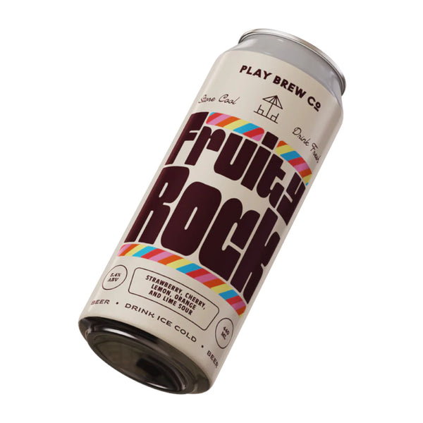 Play Brew Co, Fruity Rock, Strawberry, Cherry, Lemon, Orange & Lime Sour, 5.4%, 440ml
