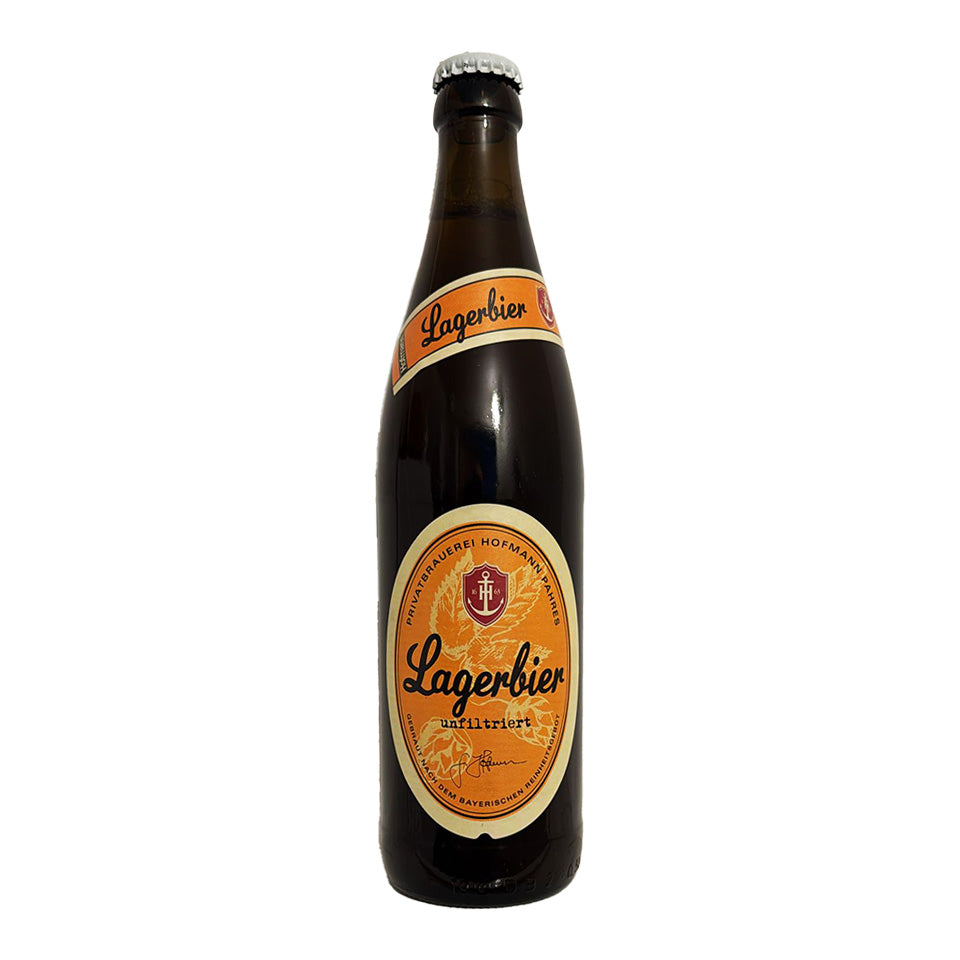 Hofmann, Unfiltered Lagerbier, German Lager, 5.0%, 500ml