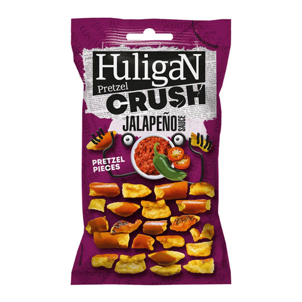 Huligan, Pretzel Crush, Jalapeno Flavour, 65g