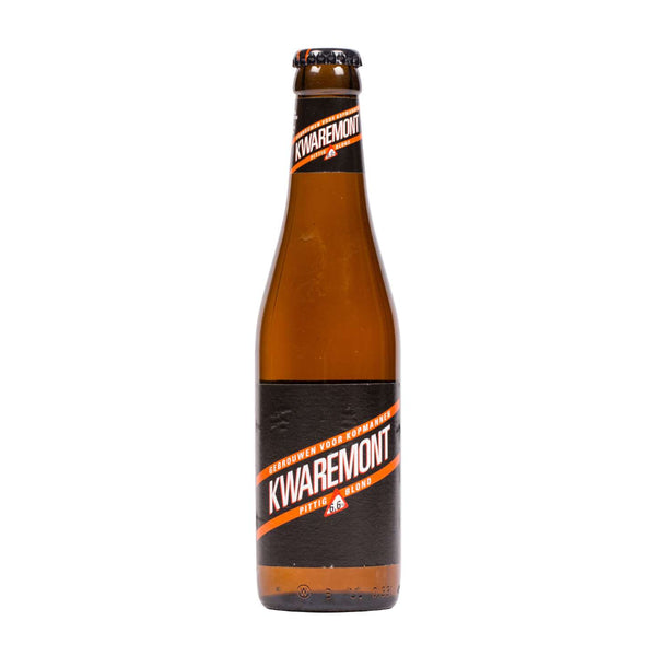 Brown bottle with Kwaremont label on a white background
