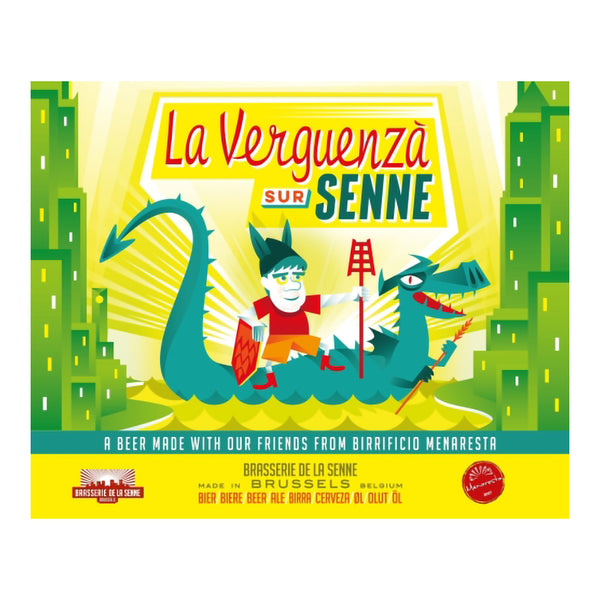 Brasserie De La Senne, La Verguenza Sur Senne, Belgian Blonde Ale, 7.5%, 330ml Brasserie De La Senne, La Verguenza Sur Senne, Belgian Blonde Ale, 7.5%, 330ml