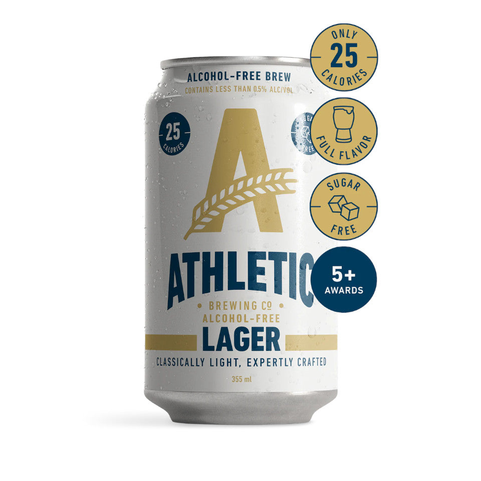 Athletic Brewing Co, Alcohol Free Lager, 0.5%, 330ml