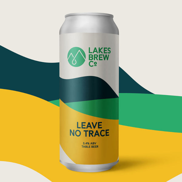Lakes Brew Co, Leave No Trace, Table Beer, 3.4%, 440ml Lakes Brew Co, Leave No Trace, Table Beer, 3.4%, 440ml