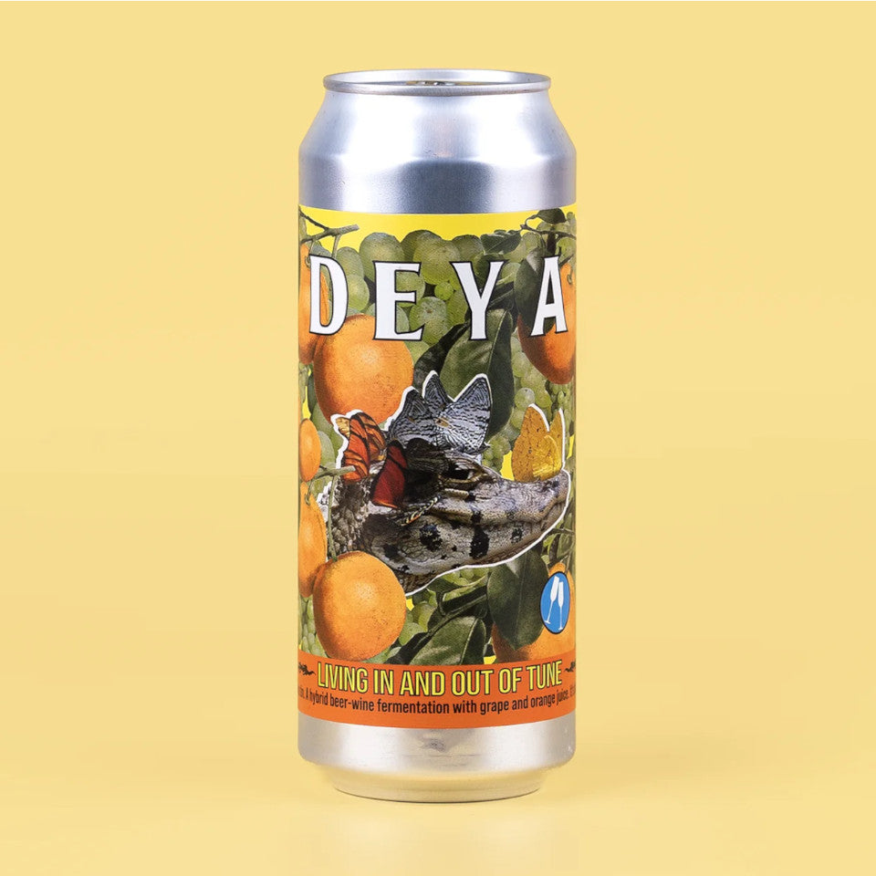 DEYA, Living In and Out Of Tune, Hybrid Beer - Wine Fermentation with Grape & Orange Juice, 7.0%, 500ml