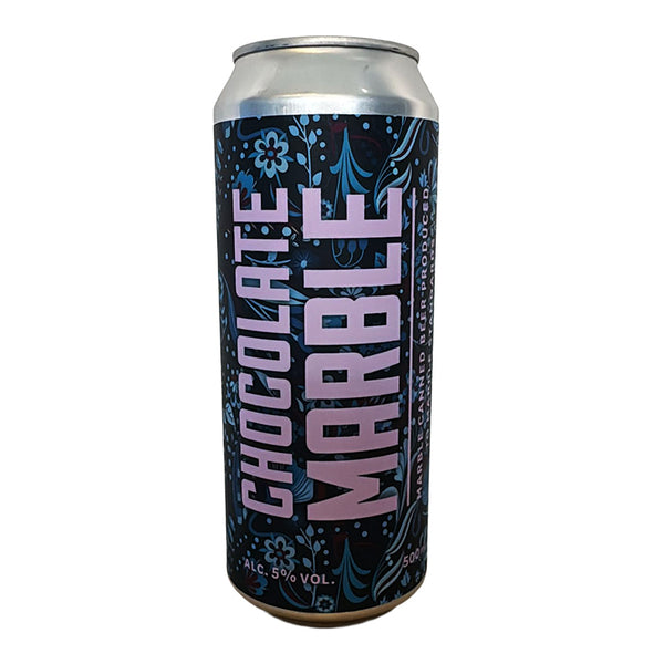 Can of Chocolate Marble on a white background