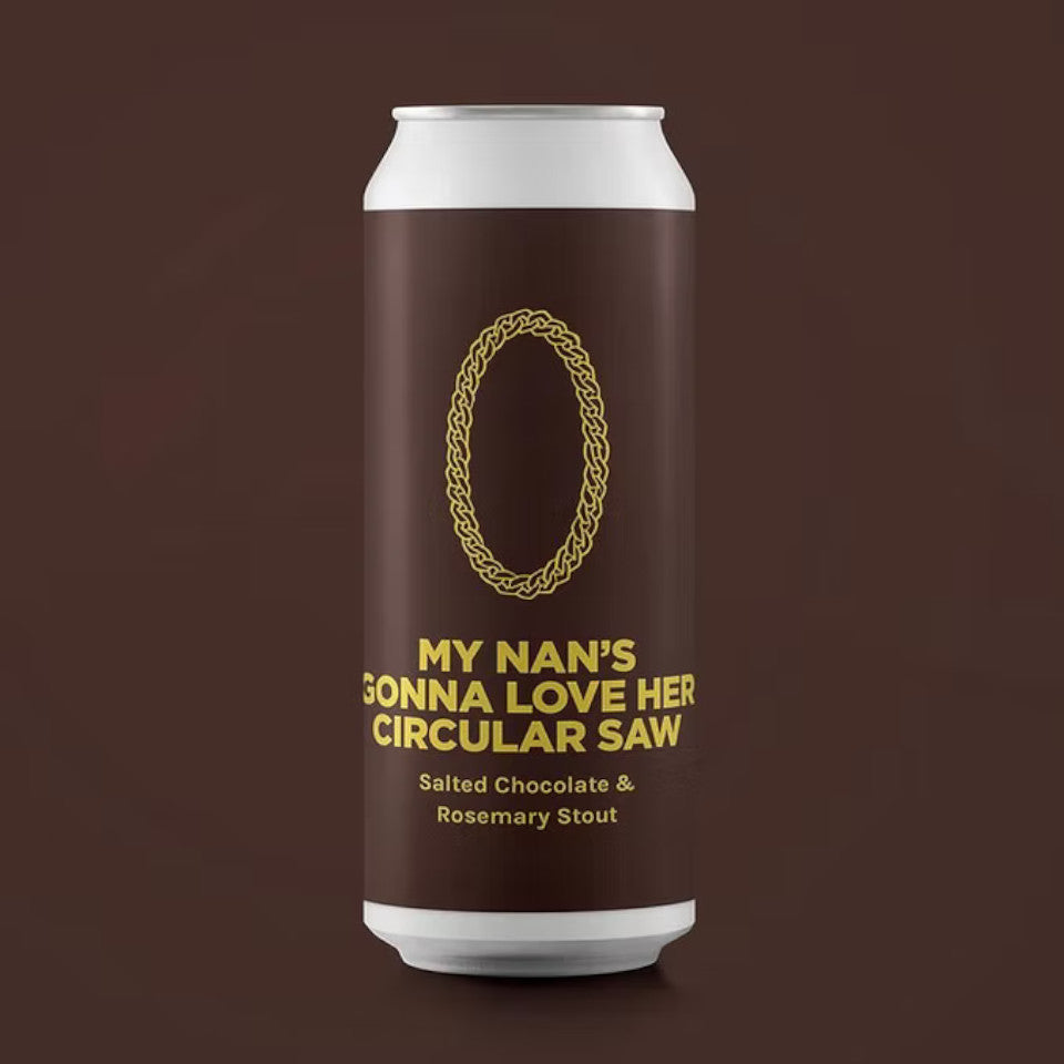 Pomona Island, My Nan's Gonna Love Her Circular Saw, Salted Chocolate & Rosemary Stout, 6.3%, 440ml