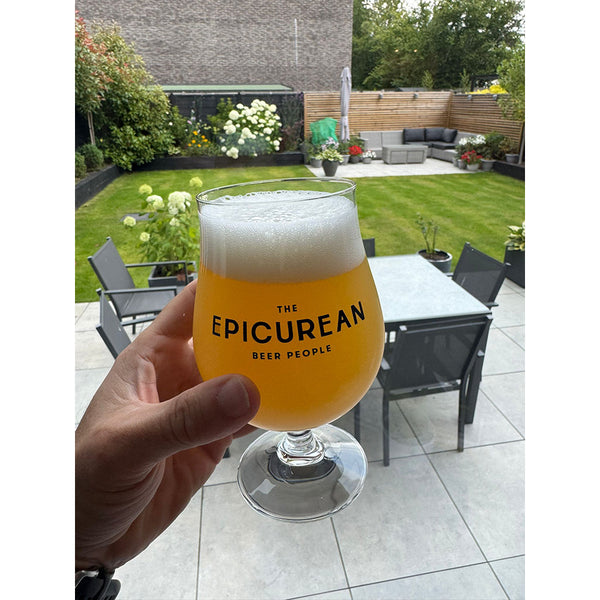 The Epicurean Beer People Branded Craft Beer Stemmed Glass, 51.3cl
