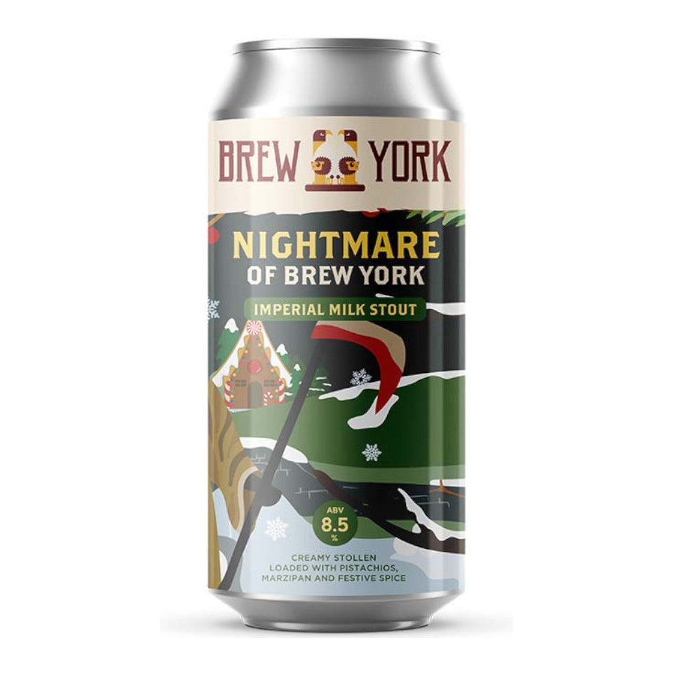 Brew York, Nightmare of Brew York 2023, Stollen Imperial Milk Stout, 8.5%, 440ml