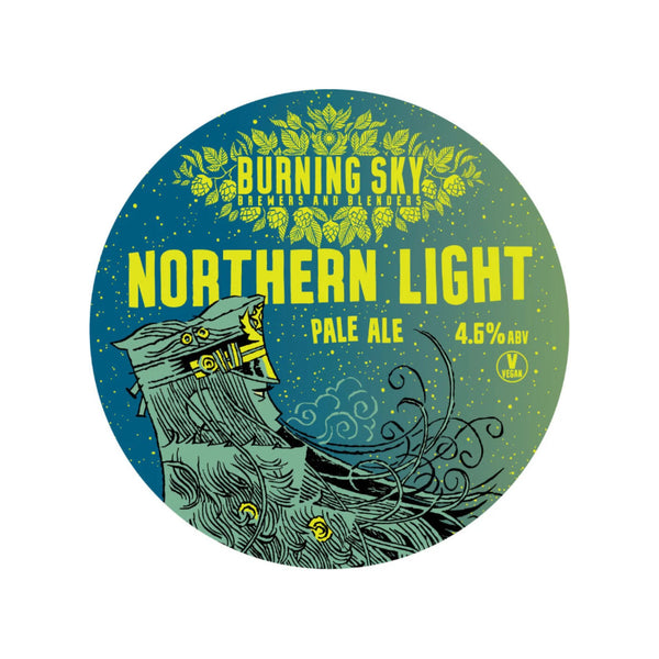 Burning Sky, Northern Light, Pale Ale, 4.6%, 440ml Burning Sky, Northern Light, Pale Ale, 4.6%, 440ml
