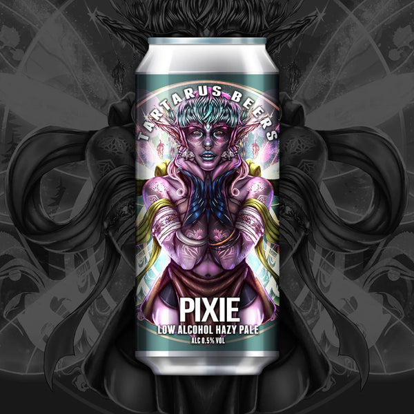Tartarus Beers, Pixie, Low Alcohol Hazy Pale Ale, 0.5%, 440ml