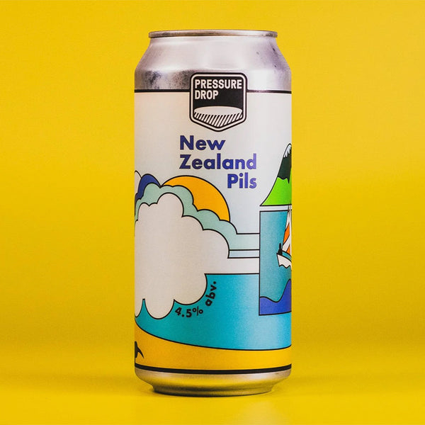 Pressure Drop, New Zealand Pils, Pilsner, 4.5%, 440ml