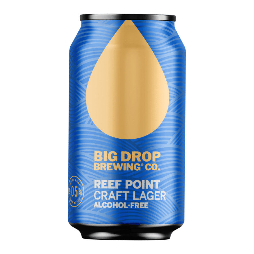 Big Drop, Reef Point, Low Alcohol Craft Lager, 0.5%, 330ml