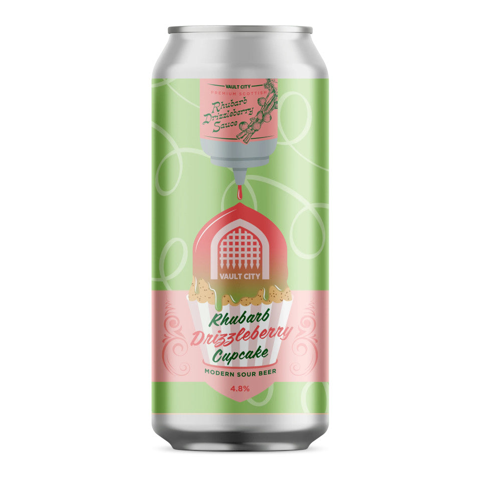 Vault City, Rhubarb Drizzleberry Cupcake Sour, 4.8%, 440ml