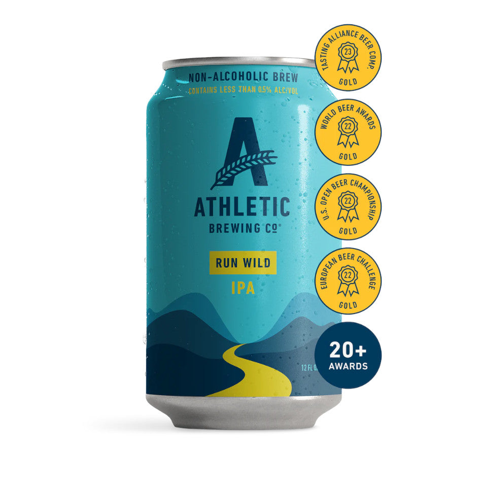 Athletic Brewing Co, Run Wild, Alcohol Free IPA, 0.5%, 330ml