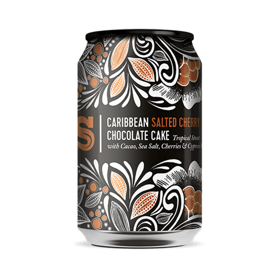 Siren Craft Brew, Caribbean Salted Cherry Chocolate Cake, Tropical Stout, 5.4%, 330ml