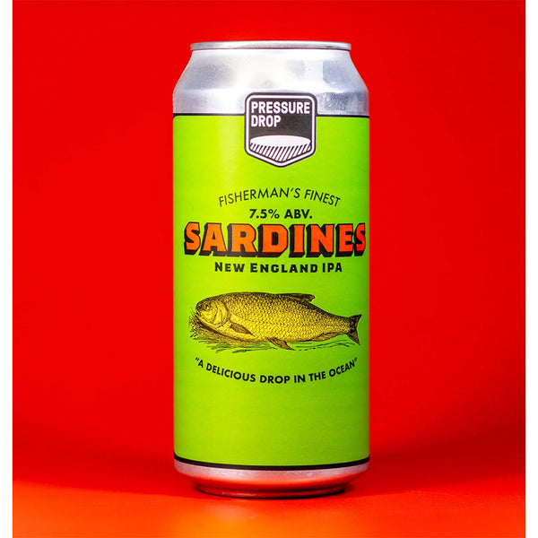 Pressure Drop, Sardines, New England IPA, 7.5%, 440ml