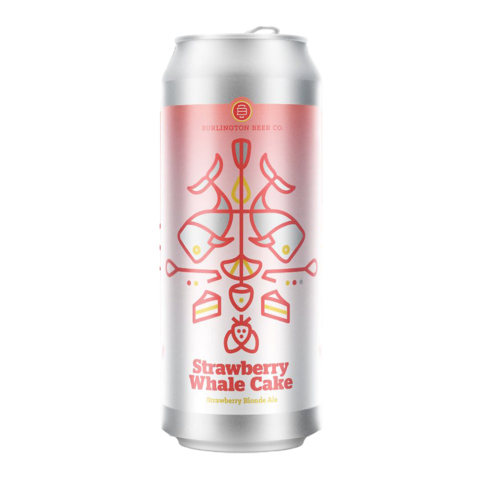 Burlington Beer Company, Strawberry Whale Cake, Blonde Ale, 5.5%, 473ml