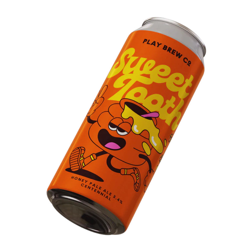 Play Brew Co, Sweet Tooth, Honey Pale Ale, 3.4%, 440ml