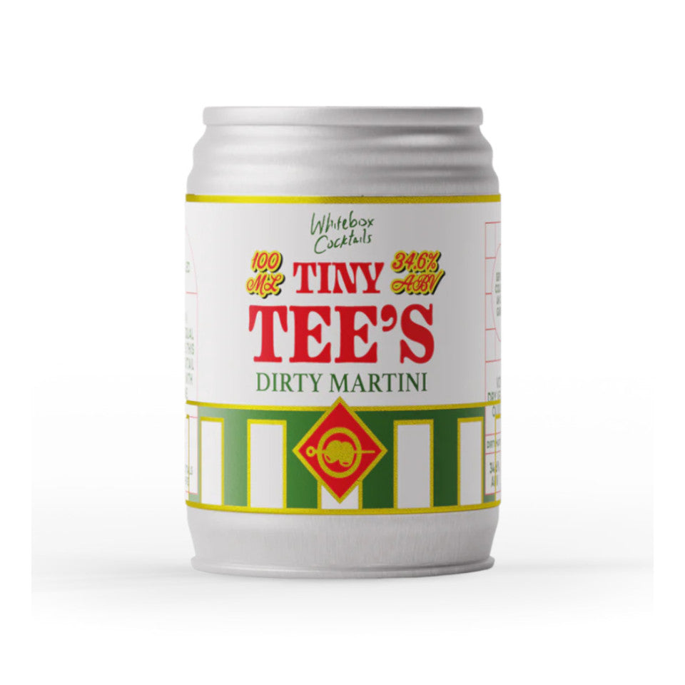 Whitebox, Tiny Tees Dirty Martini, Canned Cocktail, 34.6%, 100ml