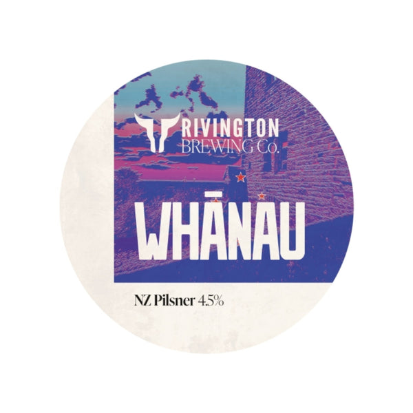 Rivington Brewing Co, Whanau, NZ Pilsner, 4.5%, 500ml Rivington Brewing Co, Whanau, NZ Pilsner, 4.5%, 500ml