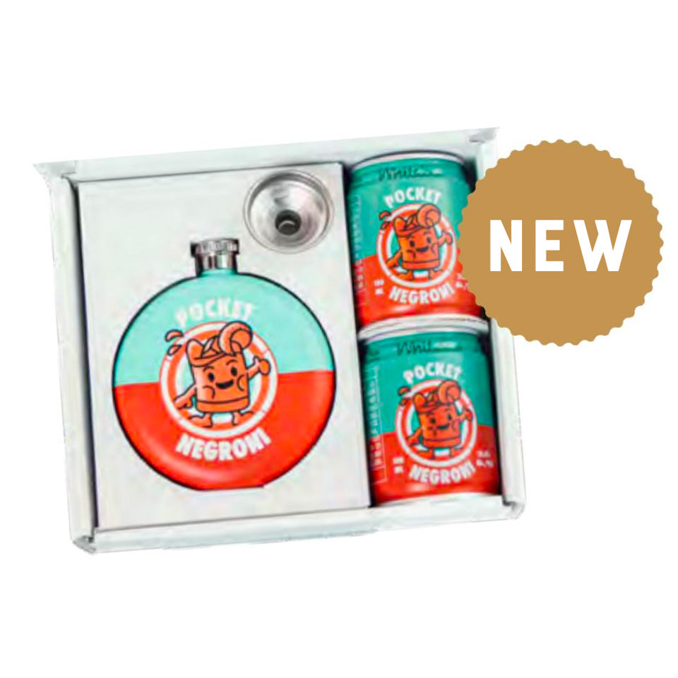 Whitebox, Pocket Negroni Hip Flask Set