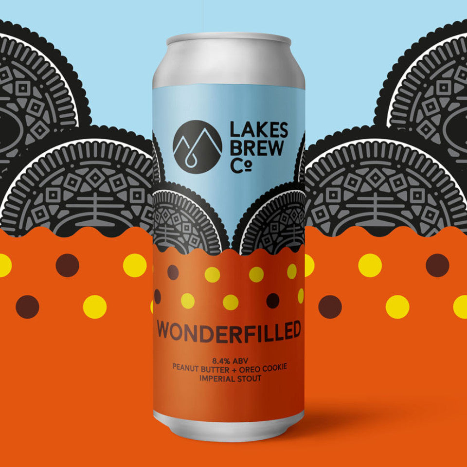Lakes Brew Co, Wonderfilled, Peanut Butter & Oreo Cookie Imperial Stout, 8.4%, 440ml