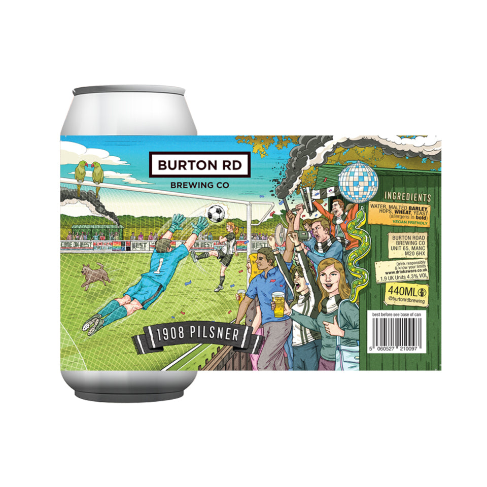 Burton Road, Pilsner, 4.3%, 440ml