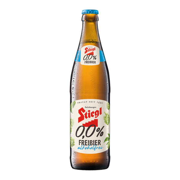 Stiegl, Freibier, Alcohol Free Lager, 0.0%, 500ml Stiegl, Freibier, Alcohol Free Lager, 0.0%, 500ml