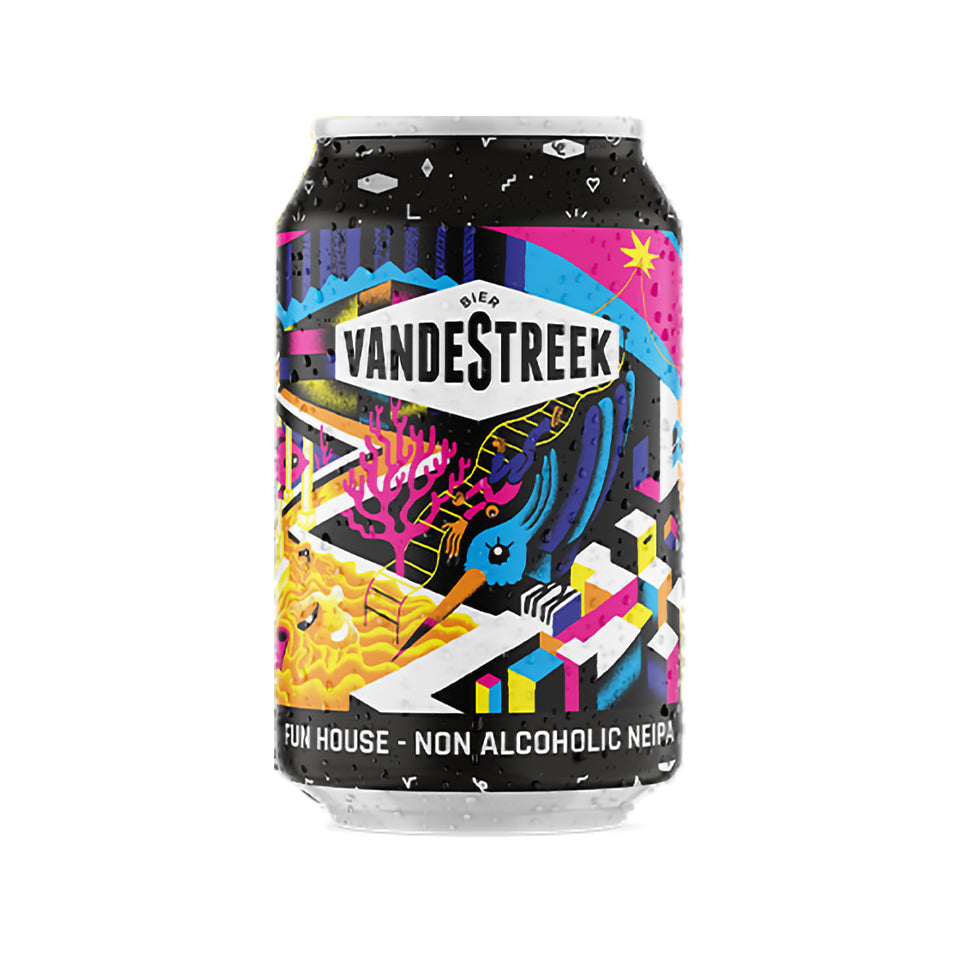 Vandestreek, Fun House, Low Alcohol New England IPA, 0.5%, 330ml