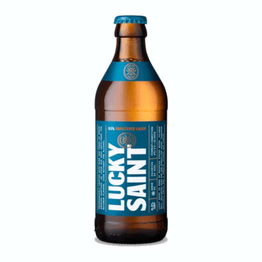 Lucky Saint, Alcohol Free Unfiltered Lager, 0.5%, 330ml
